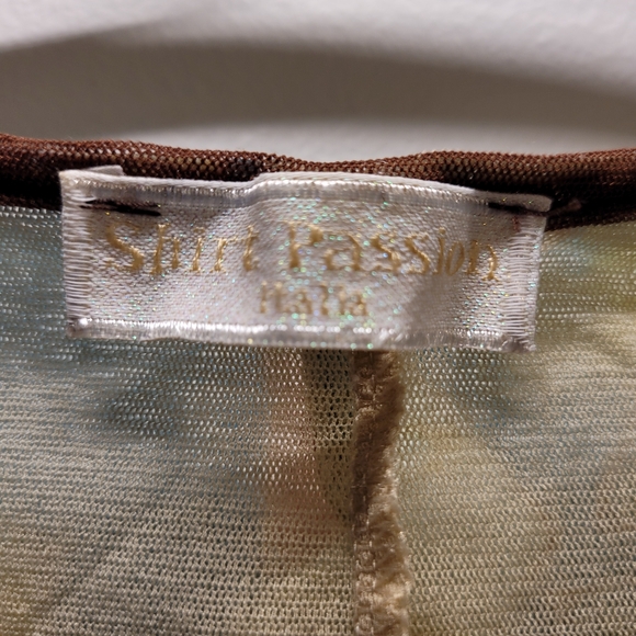 Shirt Passion Italia strappy asymmetrical midi dress Y2K- size large - Picture 5 of 7